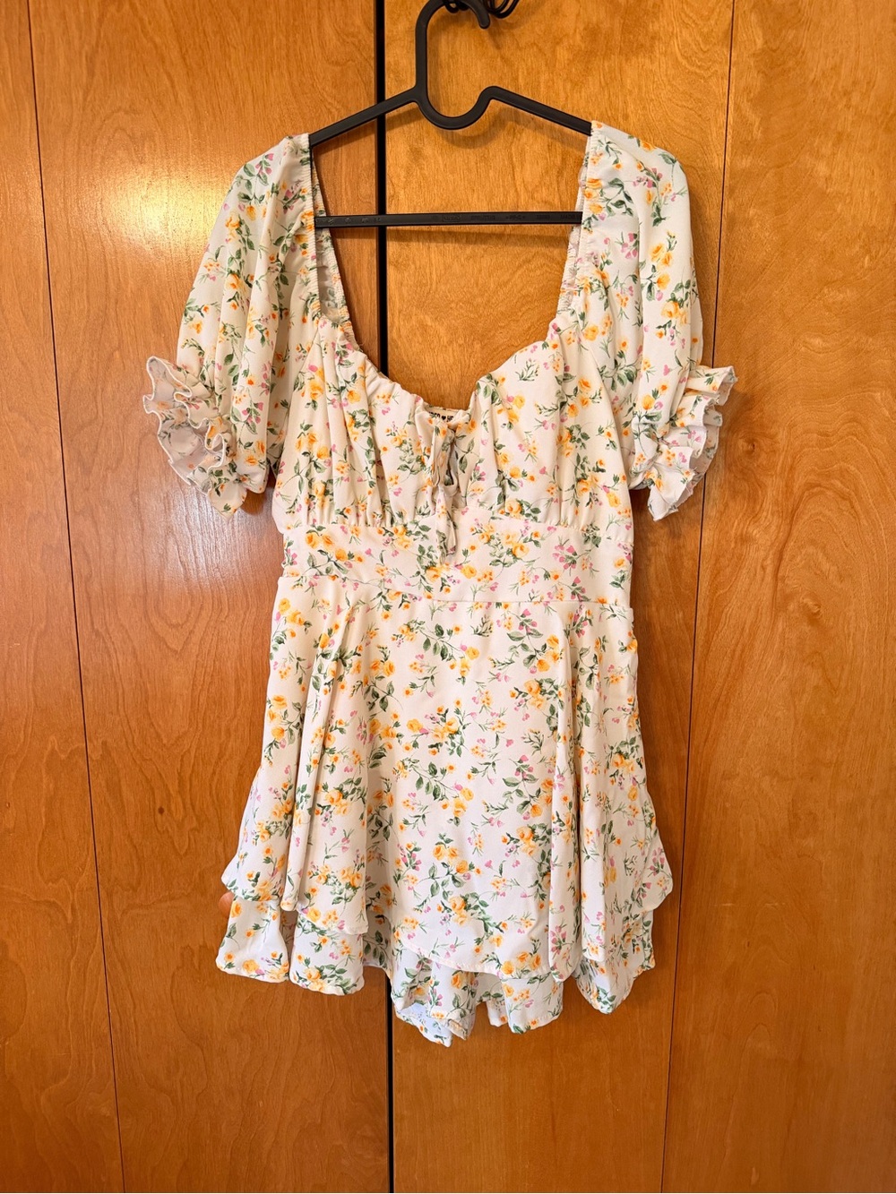 Inspired Hearts Floral Romper